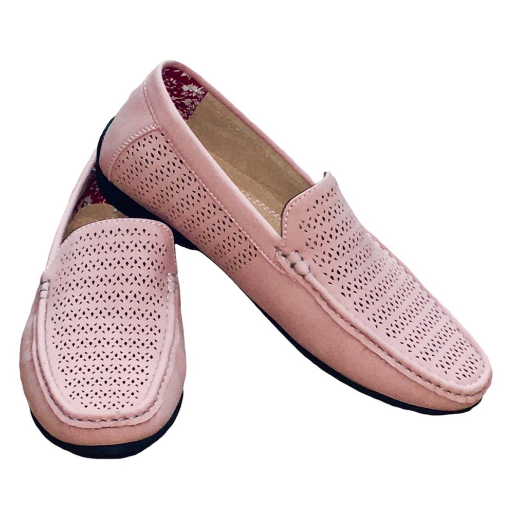 NWT Stacy Addams Loafers Perforated Shoes Suede Slip-on Unisex Women’s men’s
